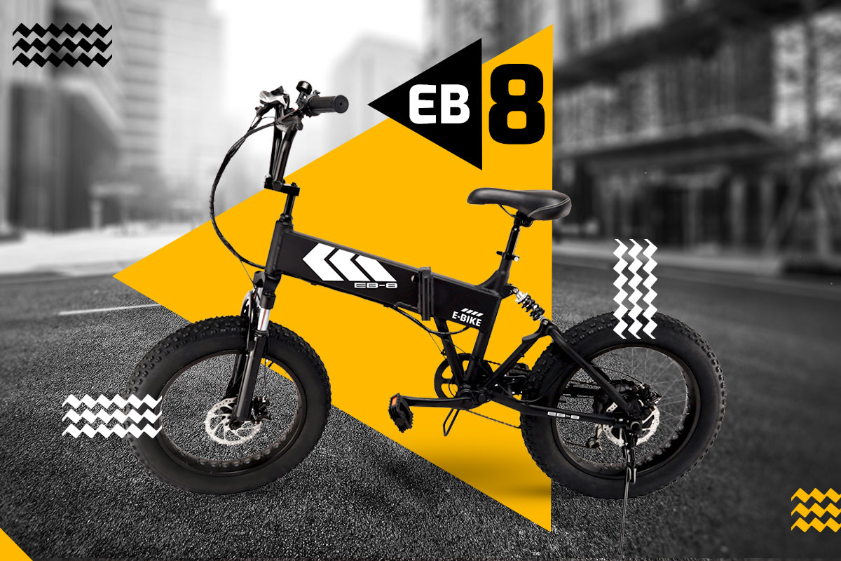 Introducing The Stylish EB8 Robust, Foldable, AllTerrain EBike Fr