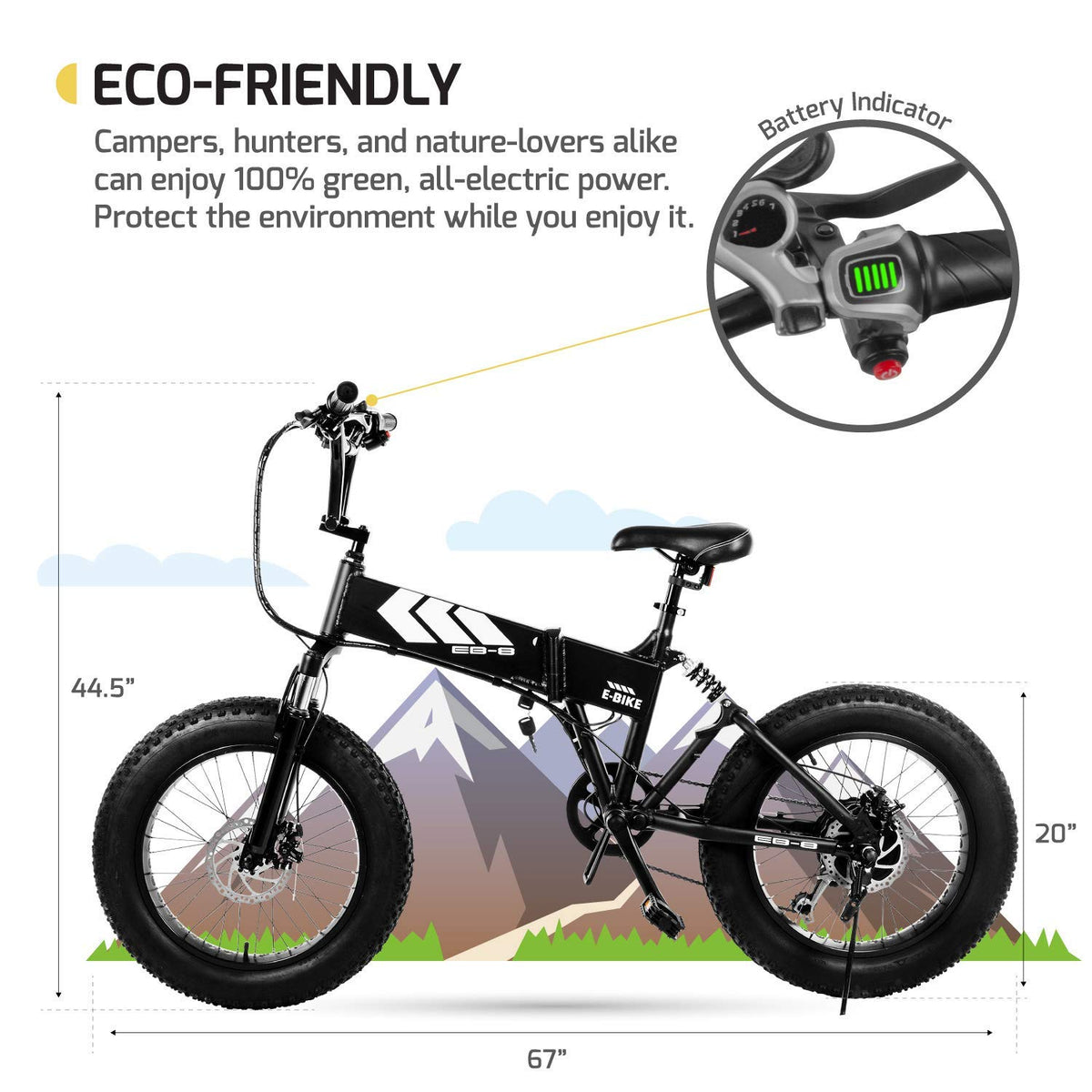 Mountain Bike Swagtron Eb6 Kids Electric Fat Bike Mountain Bike