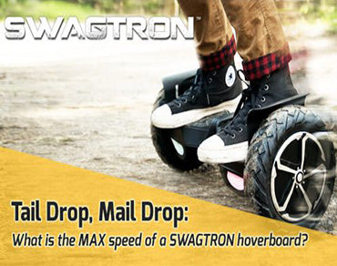 What is the MAX speed of a SWAGTRON hoverboard?