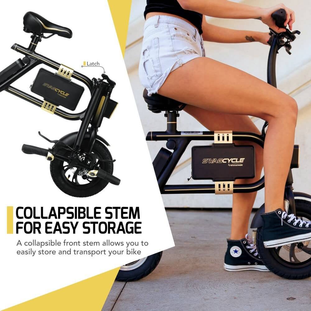 SWAGTRON SwagCycle Envy EBike Folding Electric Bicycle Swagtron India