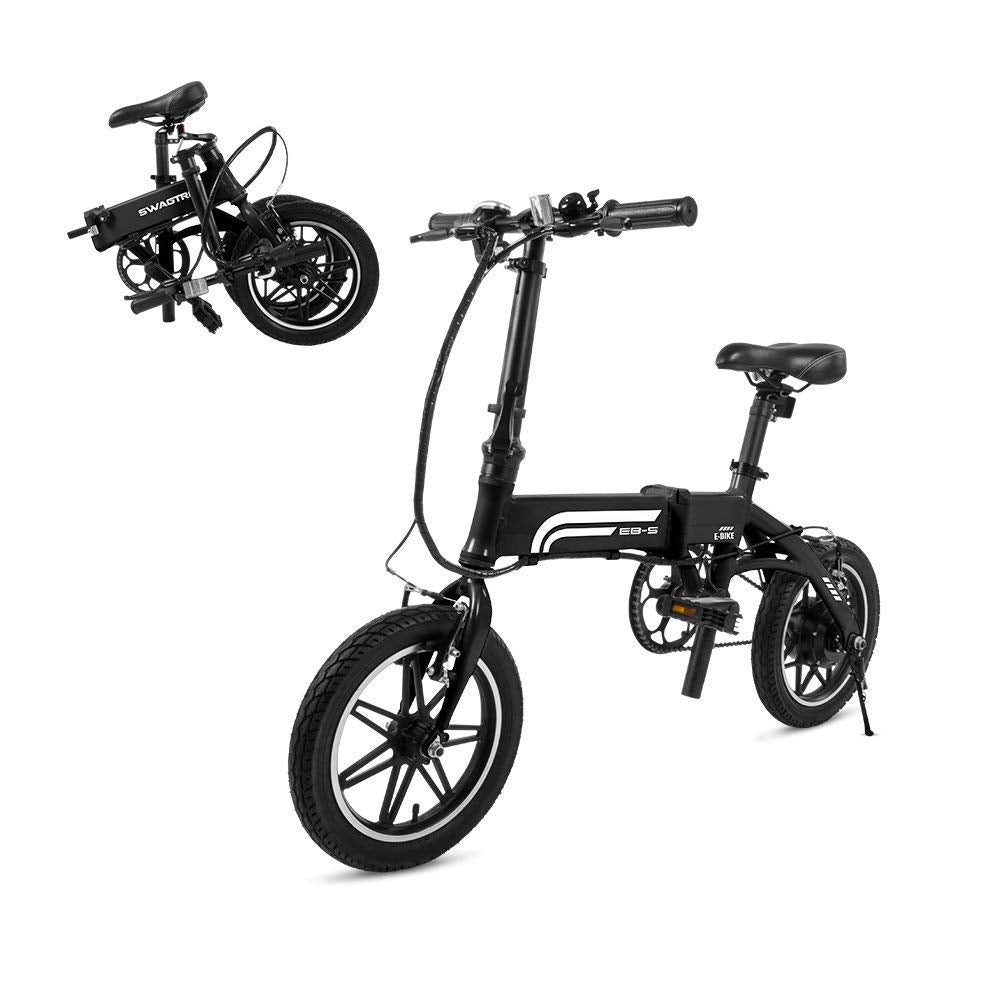 Swagtron SwagCycle EB-5 Lightweight Aluminum Folding Electric Bike