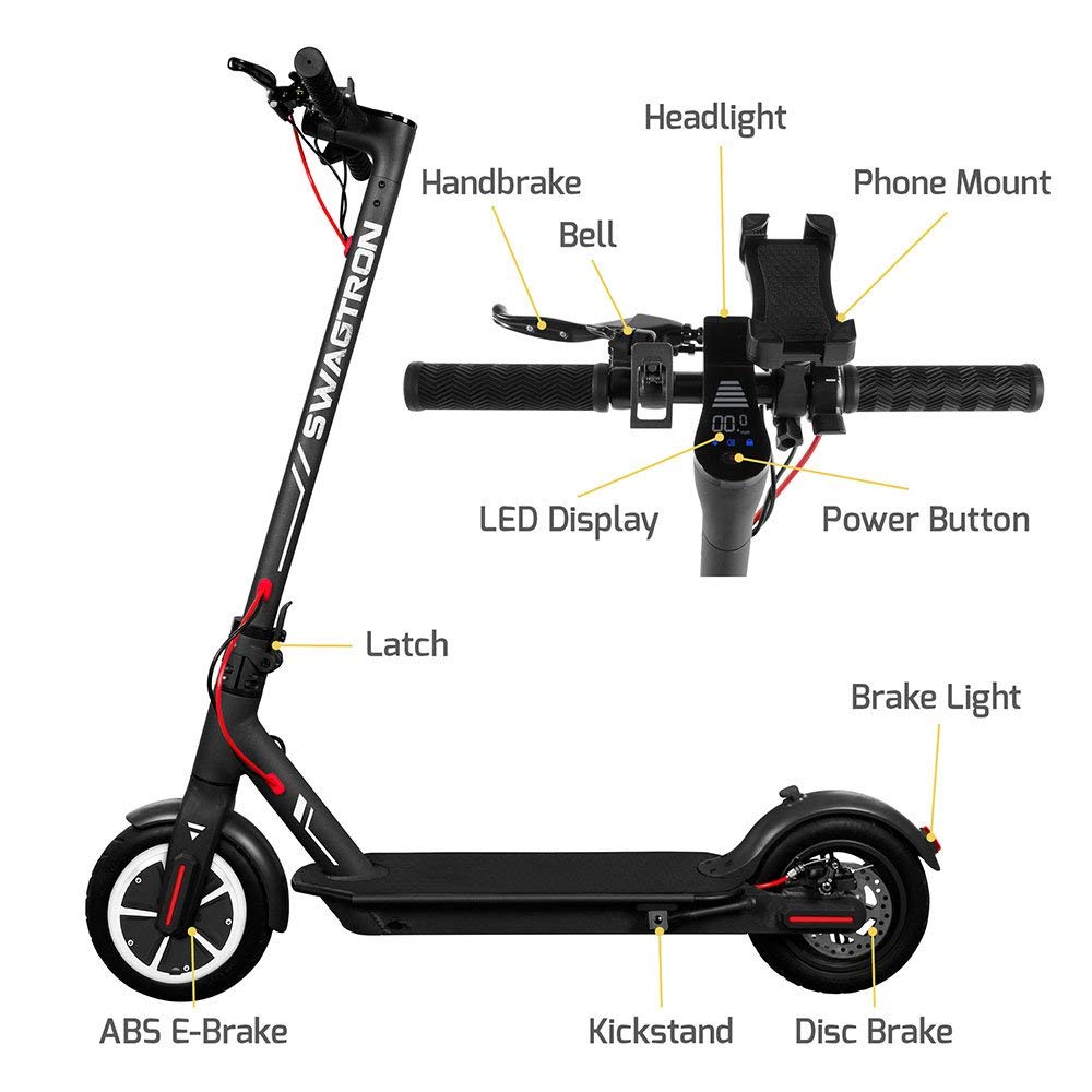 Swagtron Swagger SWAGTRON Folding Electric Scooter, Swagger